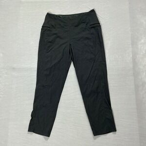 Mountain Hardwear Dynama Ankle Pants Womens Large Black Hiking Travel Activewear